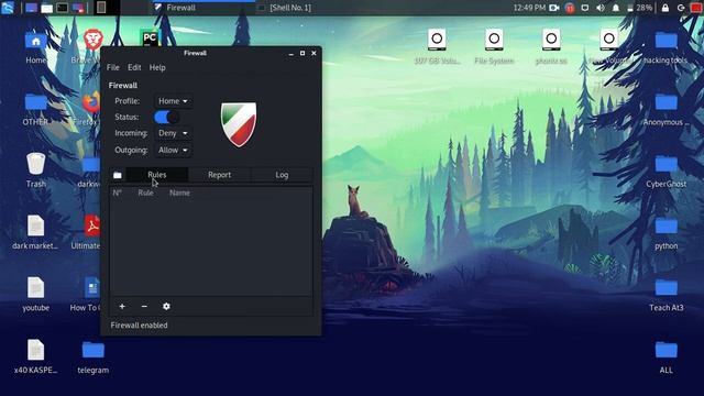 How To Install Firewall On Kali Linux And Configure Open Ports | Kali Linux 2020.1 смотреть онлайн