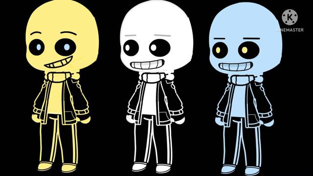 Trio Time Paradox|Original idea|Corrupted Sans| смотреть онлайн