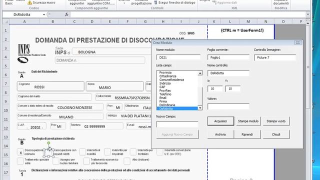 Gestione modulistica con Excel parte prima смотреть онлайн