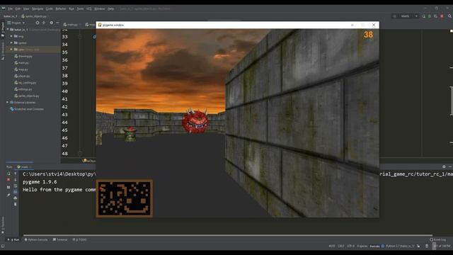 Как сделать 3D Игру на Python с Нуля [ Часть #5 Анимация спрайтов ] смотреть онлайн