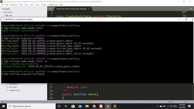 Laravel 7 Ep-12 (Introduction to Model and Eloquent in Laravel 7 in Urdu/Hindi) смотреть онлайн