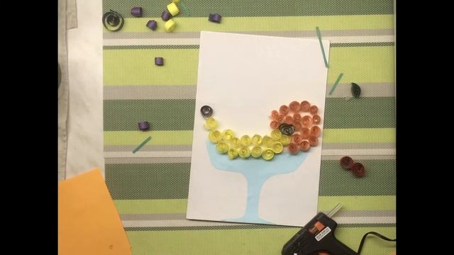 Мастер-класс «Фруктовое панно». Аппликация в технике "квиллинг" смотреть онлайн