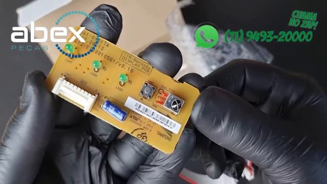 PLACA DISPLAY RECEPTORA AR CONDICIONADO SAMSUNG INVERTER DB93-10861A ABEX PEÇAS 16 982489610 смотреть онлайн