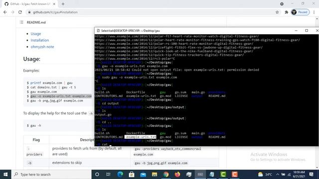 (Updated)Gau tool installation and uses (Recon tool) смотреть онлайн