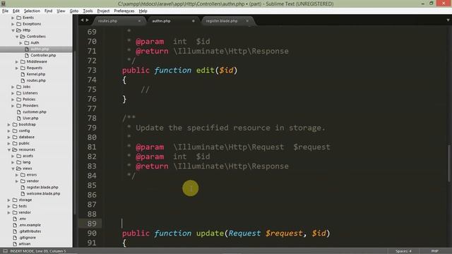 How to Build Laravel 5.2 Authentication without using Authentication Middleware смотреть онлайн