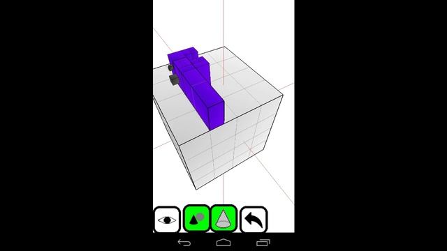 Qubism. программа для 3D моделирования на Android смотреть онлайн