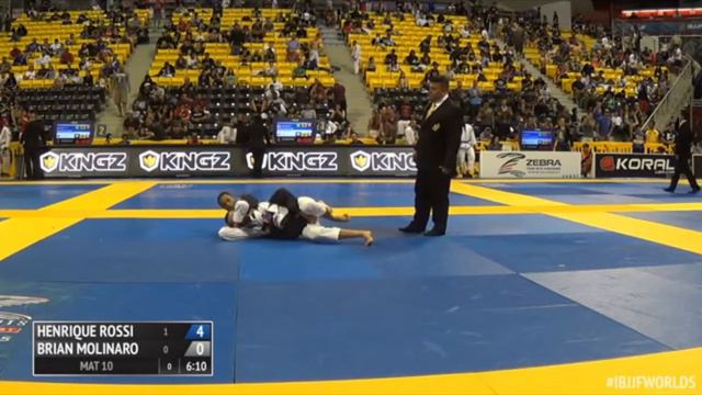Henrique rossi x Brian Molinaro 2016 IBJJF Worlds смотреть онлайн
