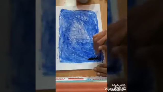 How to make dark forest scenery || by H S Art Gallery смотреть онлайн