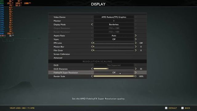 AMD Ryzen 5 5600G VEGA 7, God of War Patch 1.0.4 Benchmark FPS, AMD FSR On/Off смотреть онлайн