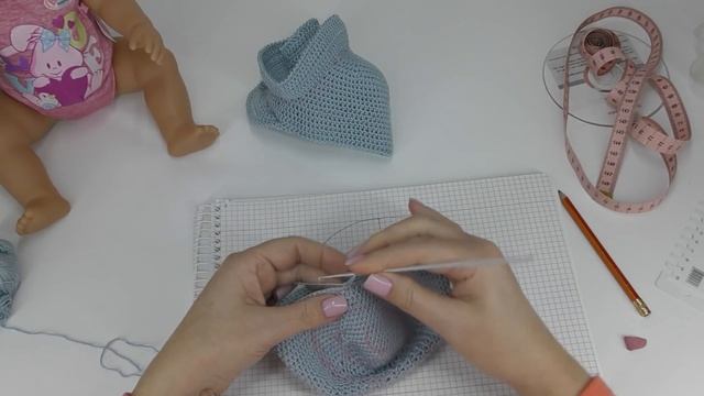 #281. Джули. Шапка/Шляпка крючком. смотреть онлайн