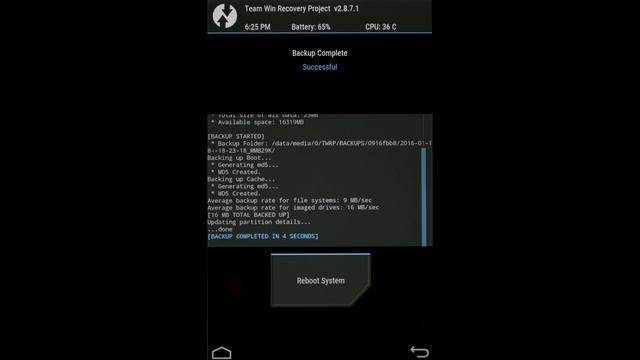 Создание резервной копии в TWRP и восстановление Android смотреть онлайн