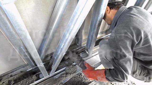 Double wall LGSF system / Двойной каркас ЛСТК смотреть онлайн