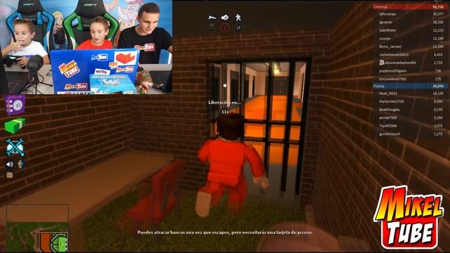 Jugamos Jail Break en Roblox con Pau смотреть онлайн