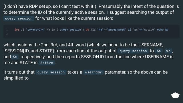How can I retrieve the Session ID from command line? смотреть онлайн