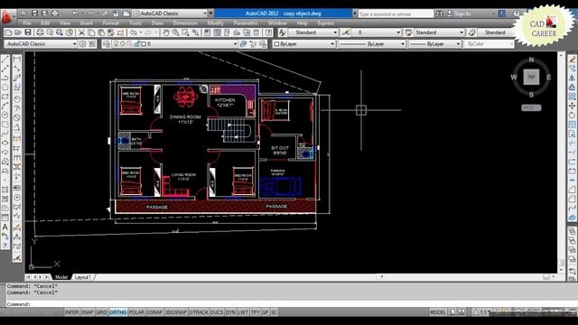 AutoCAD Copy Object From One Drawing to Another Drawing | (CopyBase & CopyClip Command) | CAD CAREE смотреть онлайн