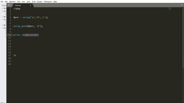 Array push in php смотреть онлайн