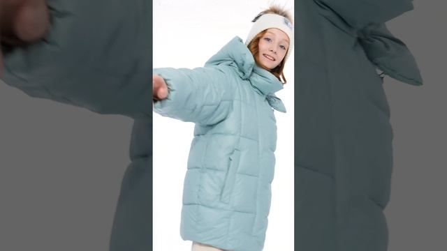 Куртка для девочки р. с 128 по 152 см мятно-серый 164/2W23 Vulpes смотреть онлайн