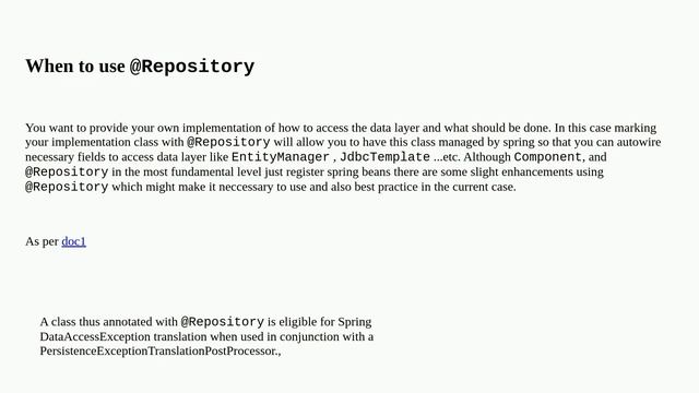 Why get warning in repository "Unnecessary `@Repository`" смотреть онлайн