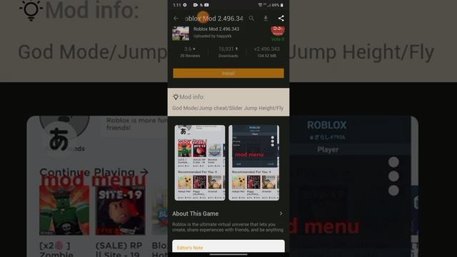 how to get happy mod (Roblox) смотреть онлайн