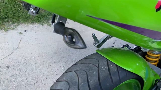 Kawasaki NINJA ZX-9R из Европы. Холодный запуск ? Yoshimura. смотреть онлайн