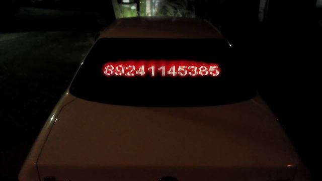 Светодиодный автомобильный дисплей смотреть онлайн