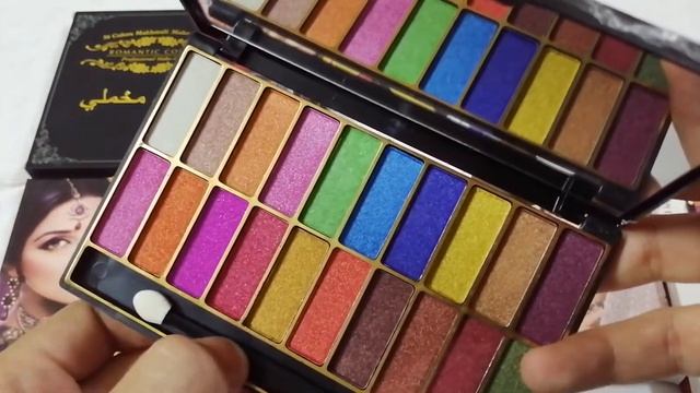 Eyeshades Review - Velvet Eyeshadow - Romantic Colors - Face Makeup - Zain Cosmetics And Jewellery