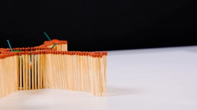 Matchstick Chain Reaction Domino Vs Diwali Fireworks Amazing Experiment смотреть онлайн