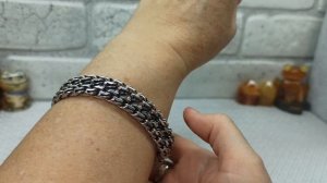 Мужской браслет - серебро!