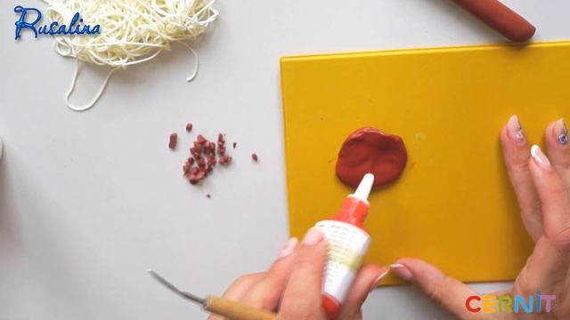 Спагетти для кукол из полимерной глины Cernit ❤ Мастер-класс по лепке ❤ Miniature Food For Dolls