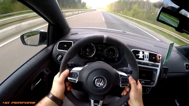 VW POLO WRC - TOPSPEED 280+ Km/H POV Acceleration Autobahn | 40 Perform смотреть онлайн