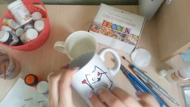 Мастер класс. Роспись кружки