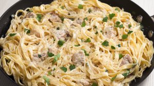 Вкусный ужин за 15 минут ПАСТА С КУРИЦЕЙ В СЛИВОЧНОМ СОУСЕ. Рецепт от Всегда Вкусно