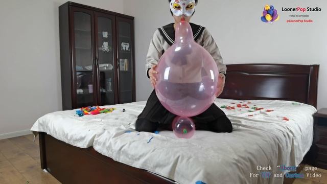 [Balloon Game ] pink soap balloon pop смотреть онлайн