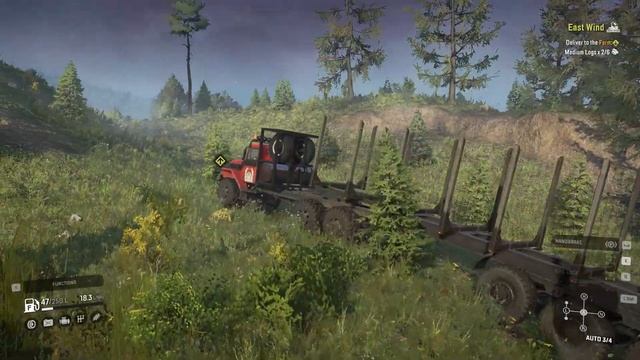 Snowrunner: Таймыр — Болота | Восточный ветер | 43 смотреть онлайн