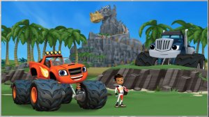 Вспыш и Чудо-Машинки. Гонки на острове Дракона | Blaze and the Monster Machines