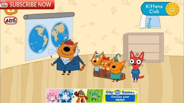 Kid-E-Cats Sea Adventure! Kitty Cat Games for Kids EP-1 Full HD||Become a ship captain||