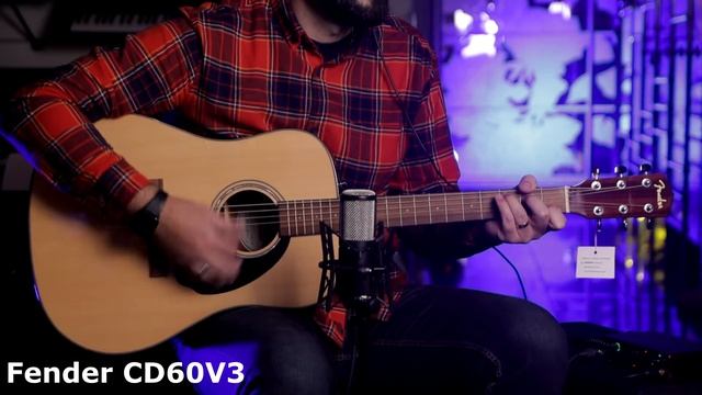 Fender FA125 VS Fender CD60 V3 - Acoustic Battle #9