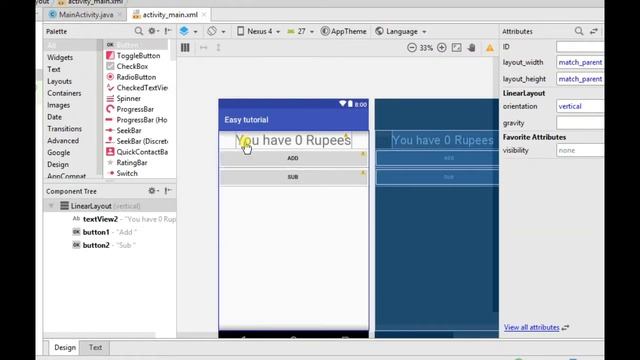 6 Referencing variables in java with XML | Android App Development Series | HINDI | HD смотреть онлайн