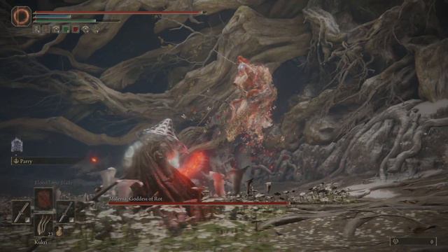 Elden Ring - Wakizashi Parry Powerstance Build vs Malenia Boss смотреть онлайн