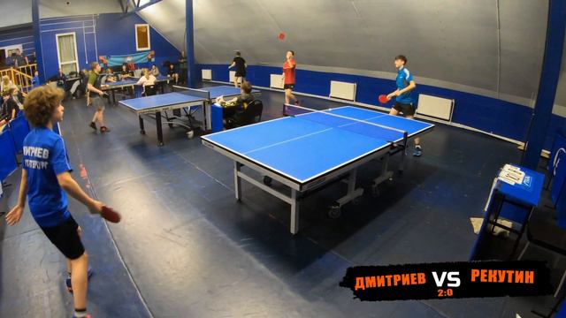 Дмитриев - Рекутин. Малое Видное. Турнир по настольному теннису 2006 год и моложе. смотреть онлайн