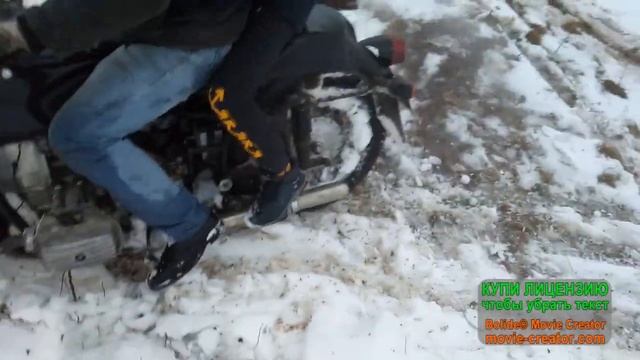 Урал, днепр покатушки лёд промоина смотреть онлайн