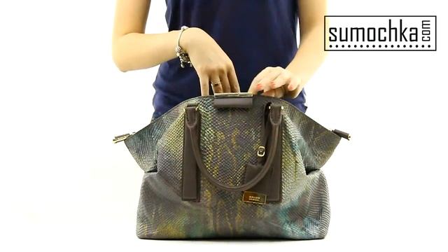 Сумка Gaude H 3901 python green смотреть онлайн