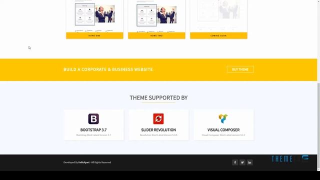 Reflex - One Page WordPress Theme/One Page WordPress Theme Sea смотреть онлайн