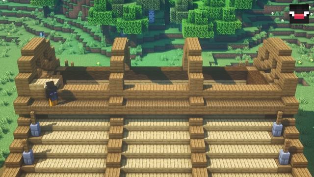 Minecraft: How to Build a Simple Animal Barn смотреть онлайн