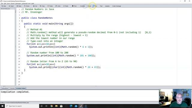 Random Numbers in Java смотреть онлайн