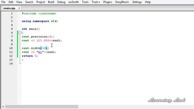 Precision Fill Width parameters with C++ IO Streams | video Tutorial смотреть онлайн