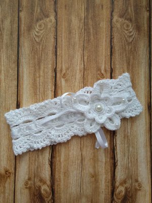 МК Летняя повязка для девочки крючком