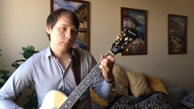 Oh, Pretty Woman (Roy Orbison) - fingerstyle guitar with TAB смотреть онлайн
