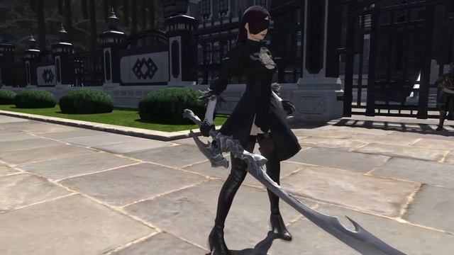 FFXIV Shadowbringers 5.1 x Nier Automata: 2B Outfit from the Copied Factory Raid смотреть онлайн
