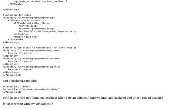 How to add multiple path on same port VirtualHost? смотреть онлайн